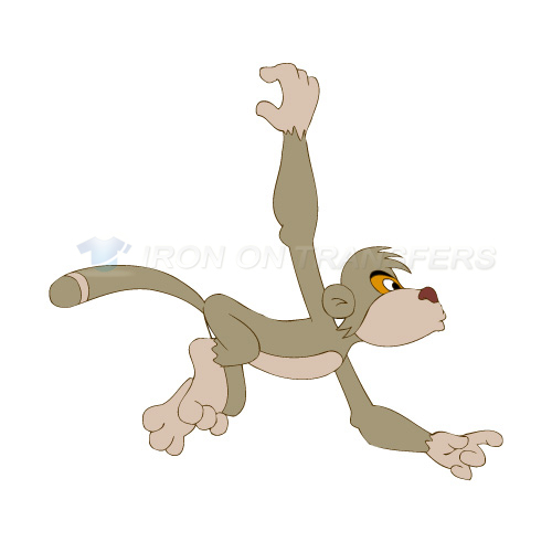 Monkey Iron-on Stickers (Heat Transfers)NO.8620